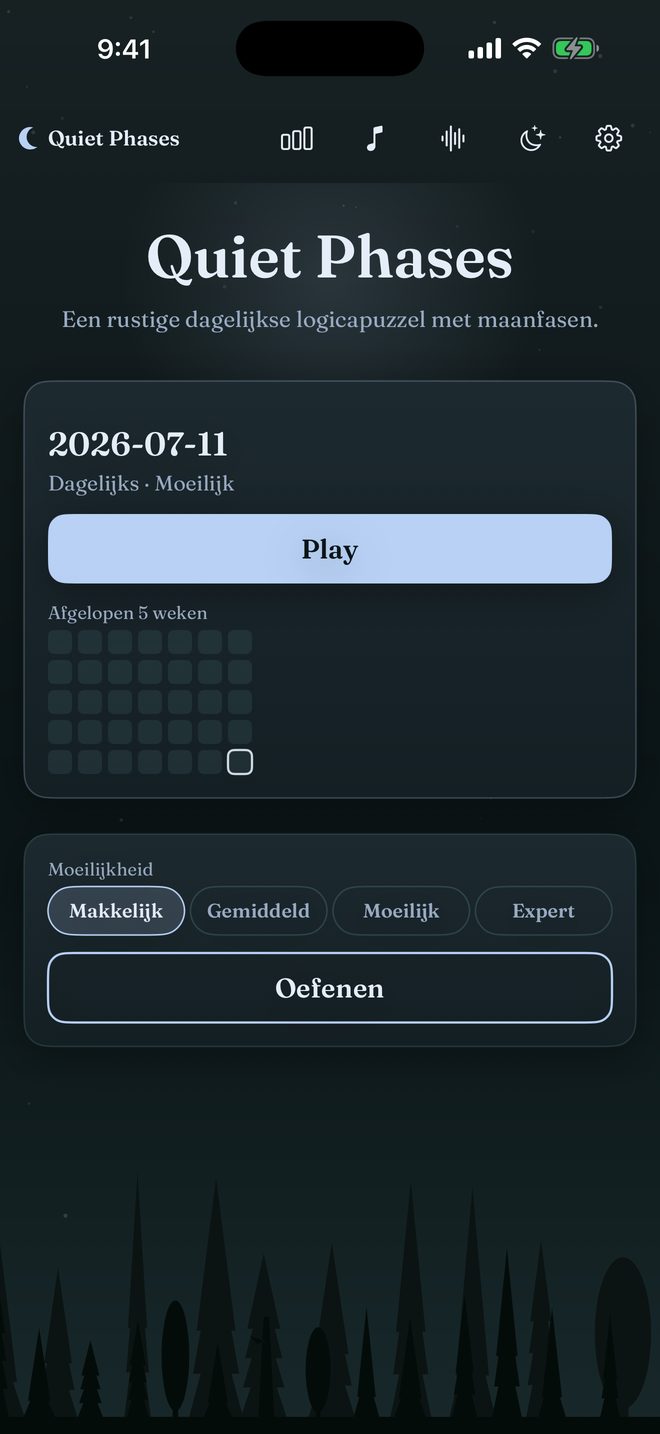 Home screen
