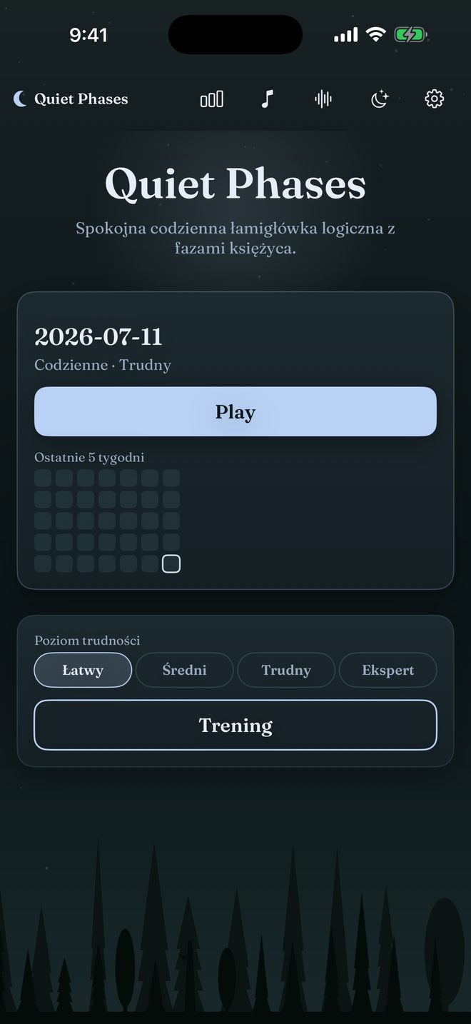 Home screen